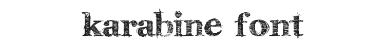 Karabine Font