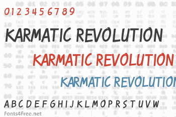 Karmatic Revolution Font
