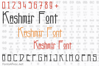 Kashmir Font