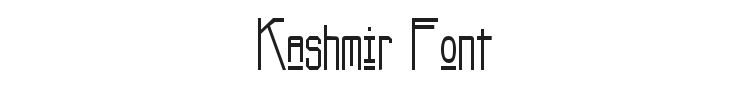 Kashmir Font Preview