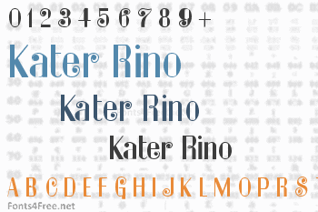 Kater Rino Font