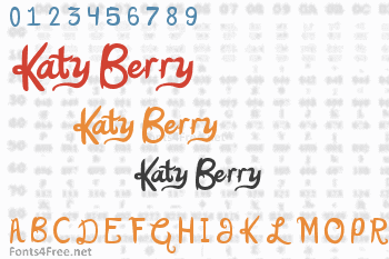 Katy Berry Font