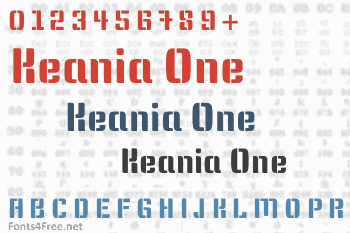 Keania One Font