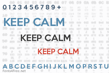 Keep Calm Font