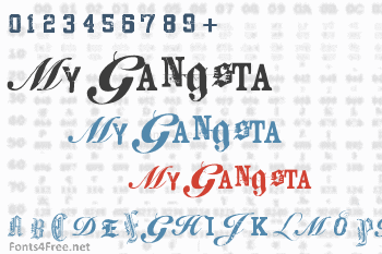 Keetano ATL My Gangsta Font