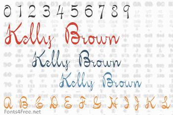 Kelly Brown Font