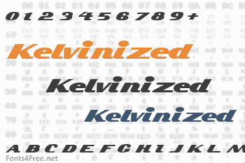 Kelvinized Font