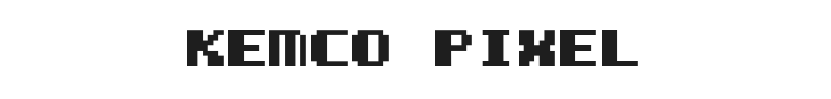 Kemco Pixel Font Preview