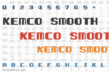 Kemco Smooth Font