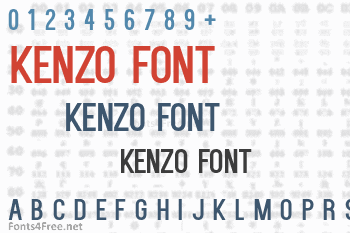 Kenzo Font