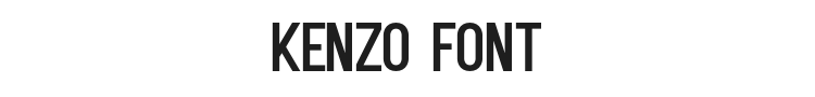 Kenzo Font