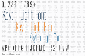 Keytin Light Font