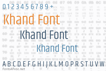 Khand Font