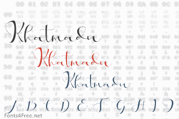 Khatmadu Font