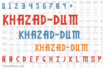 Khazad-Dum Font