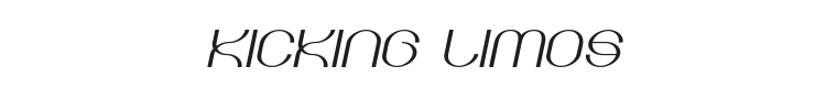 Kicking Limos Font Preview