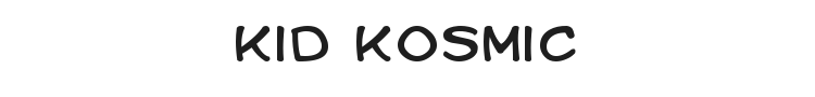 Kid Kosmic Font Preview