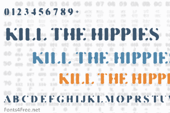 Kill The Hippies Font