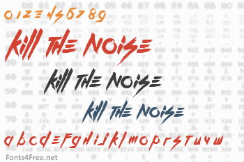 Kill The Noise Font