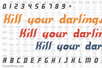 Kill your darlings Font