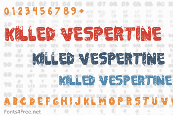 Killed Vespertine Font