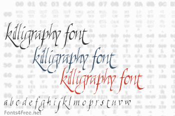 Killigraphy Font