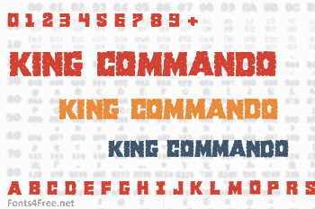 King Commando Font