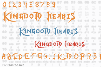 Kingdom Hearts Font