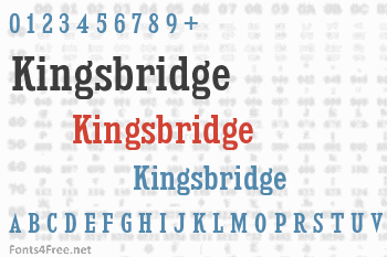 Kingsbridge Font