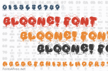 Kingthings Bloone! Font