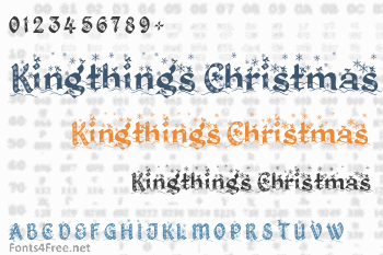 Kingthings Christmas Font