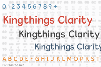 Kingthings Clarity Font