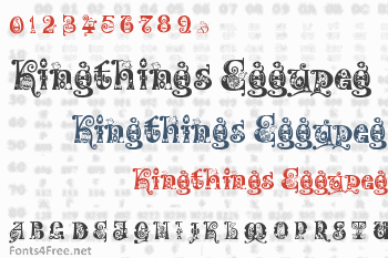 Kingthings Eggypeg Font