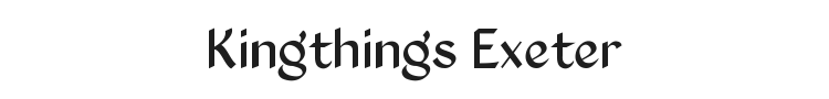 Kingthings Exeter Font