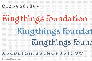 Kingthings Foundation Font