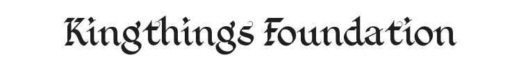 Kingthings Foundation Font Preview