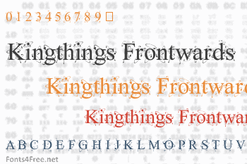 Kingthings Frontwards Font