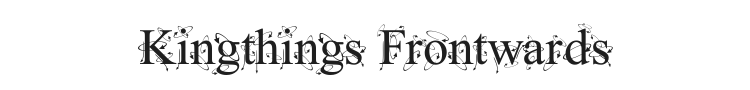 Kingthings Frontwards Font