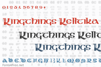 Kingthings Kelltika Font