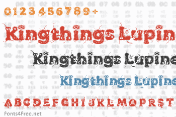 Kingthings Lupine Font