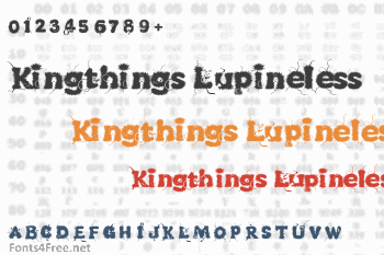 Kingthings Lupineless Font