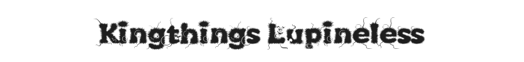 Kingthings Lupineless Font Preview