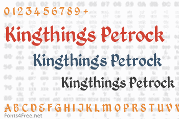 Kingthings Petrock Font