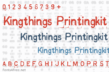 Kingthings Printingkit Font