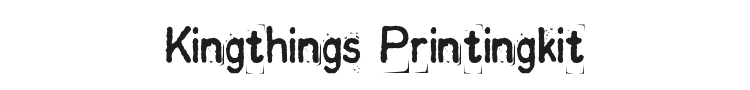 Kingthings Printingkit Font Preview