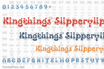 Kingthings Slipperylip Font