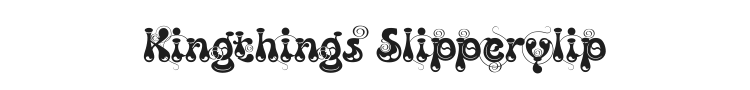 Kingthings Slipperylip Font Preview