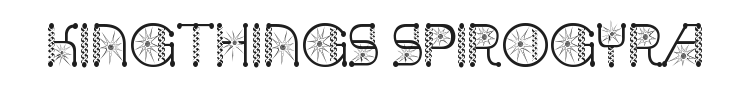 Kingthings Spirogyra Font