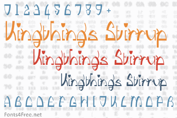 Kingthings Stirrup Font
