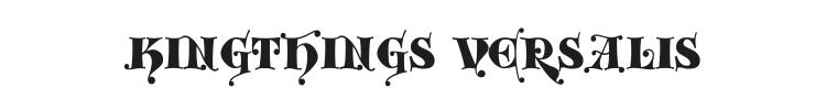 Kingthings Versalis Font Preview